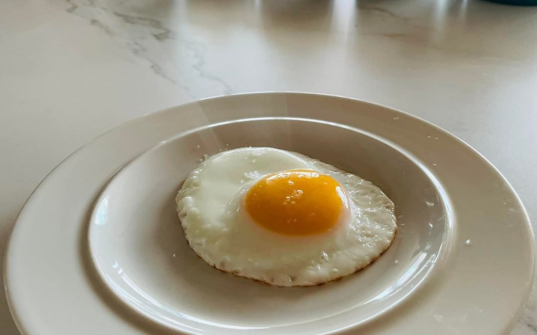 我煎了一顆堪稱完美的蛋！